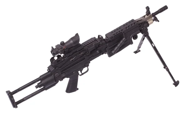 Karabin maszynowy M249 — Zdjęcie stockowe