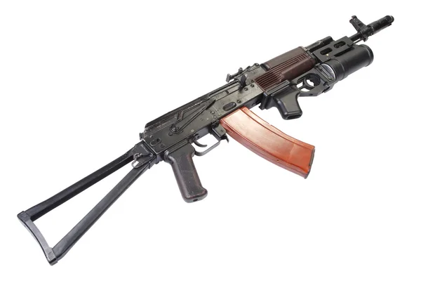 Kalashnikov AK 74 com lançador de granadas GP-25 — Fotografia de Stock