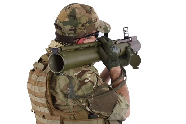 Private Military Contractor with RPG — Stock Photo, Image