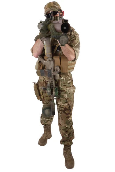 Private Military Contractor with RPG — Stock Photo, Image