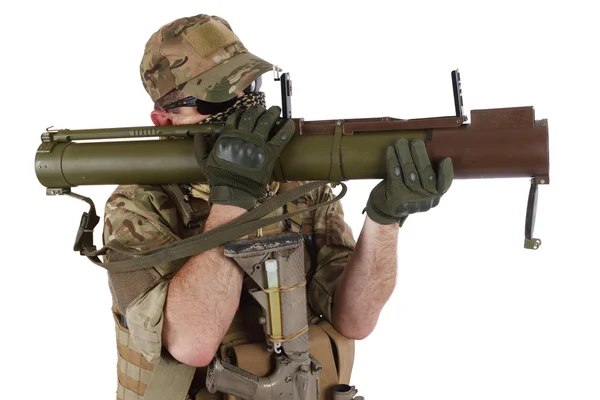 Private Military Contractor with RPG — Stock Photo, Image