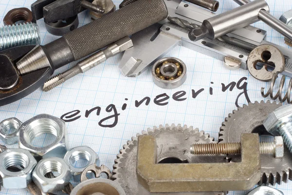 "Engineering "- Reparatur von Teilen — Stockfoto