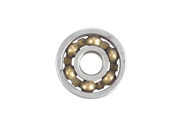 Steel bearing on a white background — Stok fotoğraf