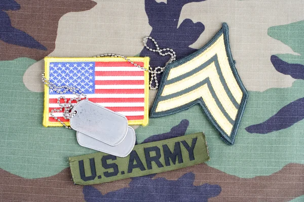 Sergeant rank patch — Stock Photo, Image