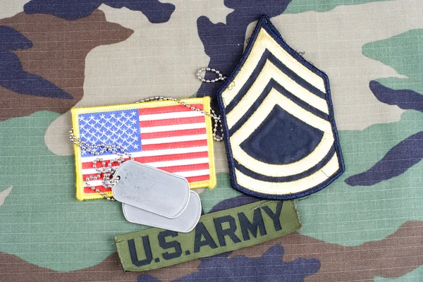Sergeant First Class rank patch — Stock Photo, Image