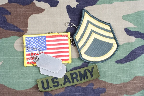 Staff Sergeant rank patch — Stock Photo, Image