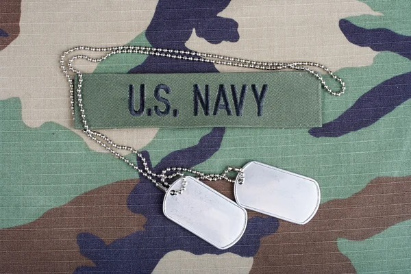 US NAVY branch tape and tags — Stock Photo, Image