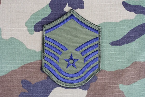 Sergente maggiore patch di grado — Foto Stock