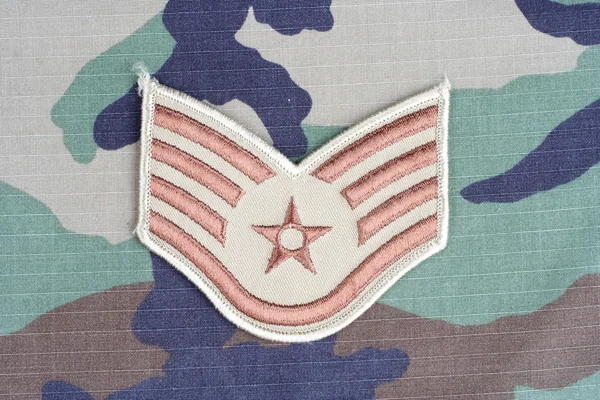 Stabsergeant rank patch — Stockfoto