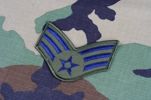 Senior Airman rank patch — Stock Photo, Image