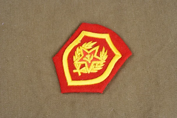 Mechanized infantry shoulder patch — Stock Photo, Image