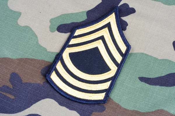 US ARMY Master Sergeant rank patch — Stock Photo, Image