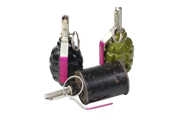 Set of hand grenades — Stock Photo, Image