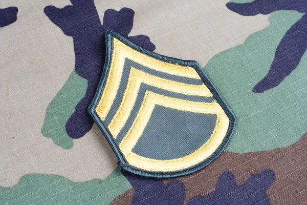 Ons leger Staff Sergeant rang patch — Stockfoto