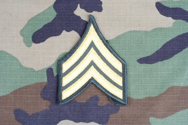 Μας στρατός λοχία κατάταξη patch — Φωτογραφία Αρχείου