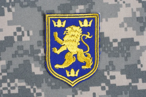 Oekraïne leger uniforme badge — Stockfoto