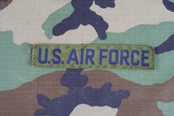 US AIR FORCE branch tape — Stock Photo, Image