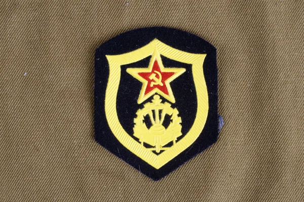 Combat engineer shoulder patch — Stock Photo, Image