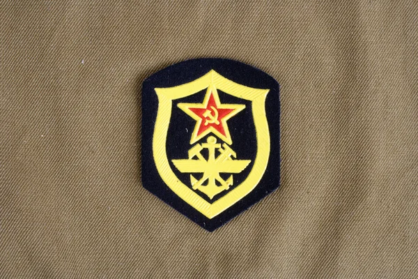 Military engineering shoulder patch — Stock Photo, Image