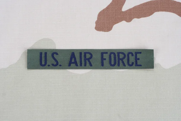 US AIR FORCE branch tape — Stock Photo, Image