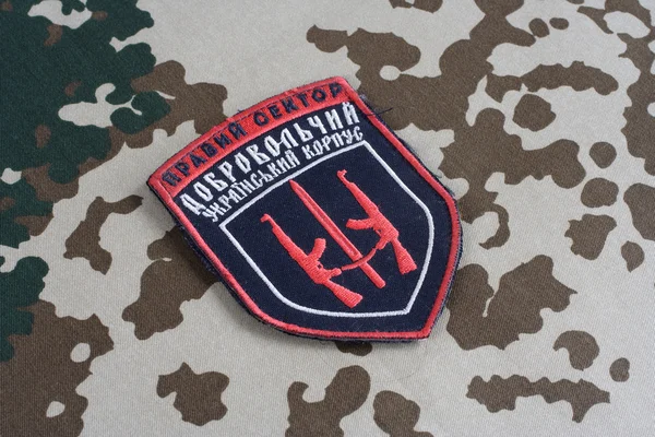 Ukrainian Volunteer Corps Right Sector — Stock Photo, Image