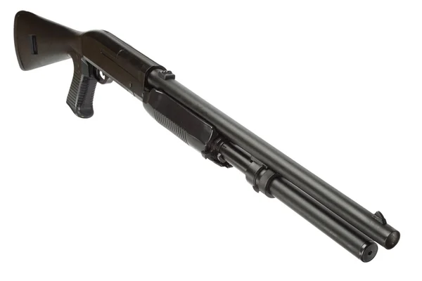 Semi-automatic pump action shotgun — Stock Photo, Image