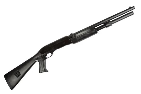 Semi-automatic pump action shotgun — Stock Photo, Image