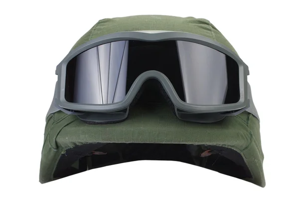 Kevlar helm met beschermende bril — Stockfoto