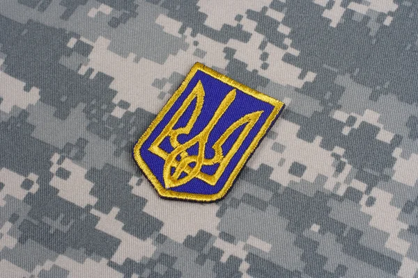 Insignia uniforme del ejército de Ucrania Imágenes de stock libres de derechos