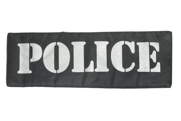 Polisens uniform badge — Stockfoto