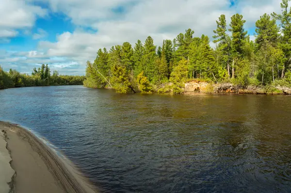 Paysage Début Automne Yamalo Nenets District Rivière Yagenetta Région Extrême — Photo