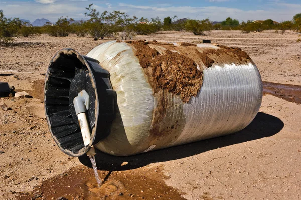 Tanque de pressão de drenagem — Fotografia de Stock