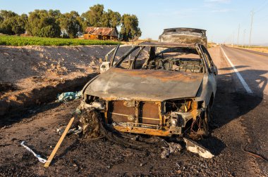 Burned Out Vehicle