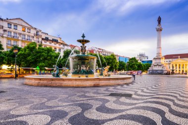 Lizbon Rossio Meydanı