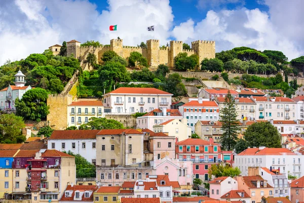 Castelo de Lisboa Portugal — Fotografia de Stock
