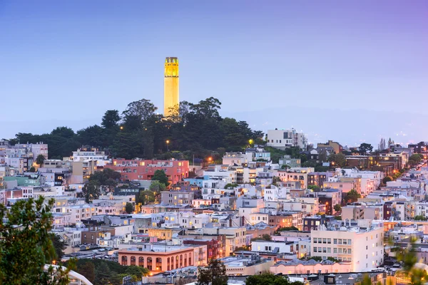 San Francisco Coit Tower — Stok fotoğraf