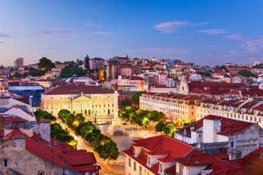 Lizbon 'daki Rossio Meydanı