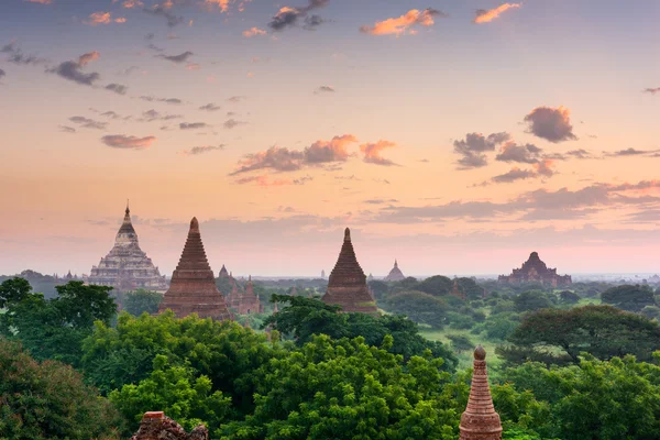 Bagan Myanmar Pagodas antiguas — Foto de Stock