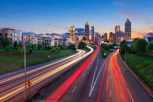 Atlanta, georgia panoramę — Zdjęcie stockowe