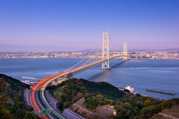 Мост Акаси в Японии — стоковое фото