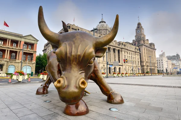 Shanghai financiële Bull — Stockfoto