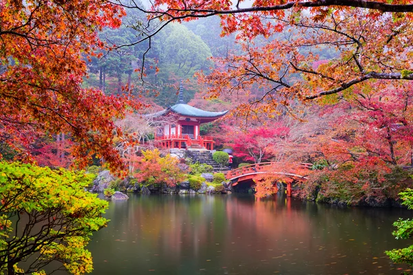 Templo de Quioto no Outono — Fotografia de Stock