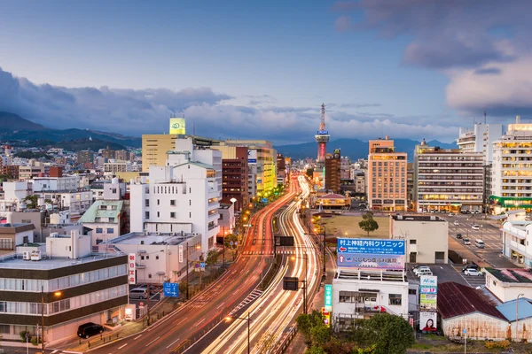 Японія Skyline Beppu — стокове фото