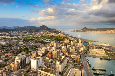 Shimonoseki, Japonya manzarası