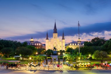 New Orleans at Jackson Square clipart