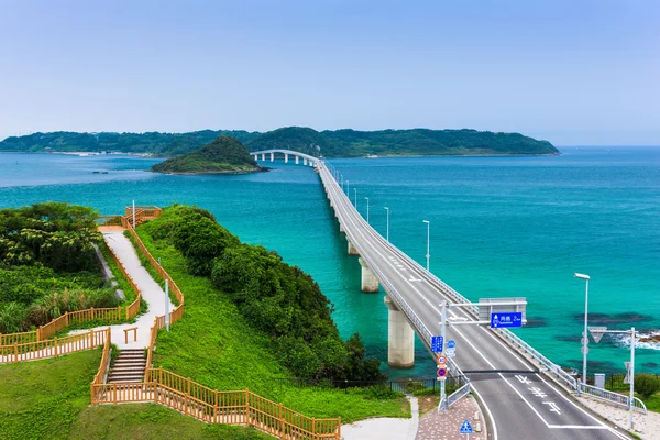 Tsunoshima 大桥 — 图库照片