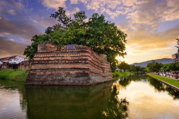 Chiang Mai, Tailandia Antiguo Muro — Foto de Stock