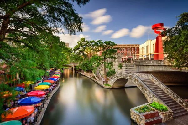 Paseo fluvial en san antonio — Foto de Stock