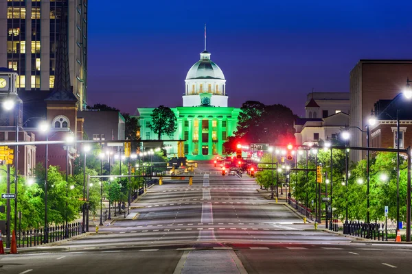 Downtown Montgomery w stanie Alabama — Zdjęcie stockowe