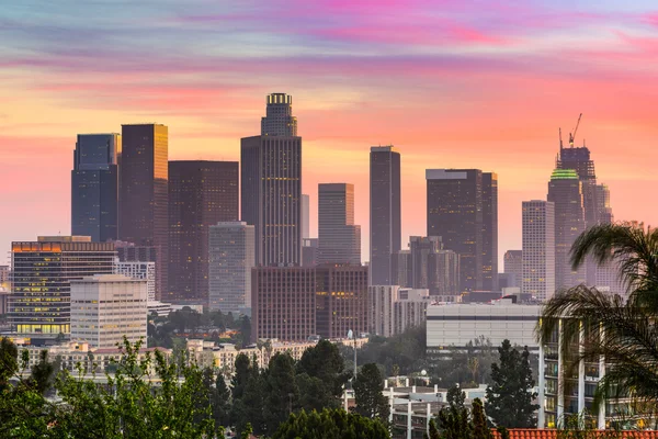 O horizonte de Los Angeles — Fotografia de Stock